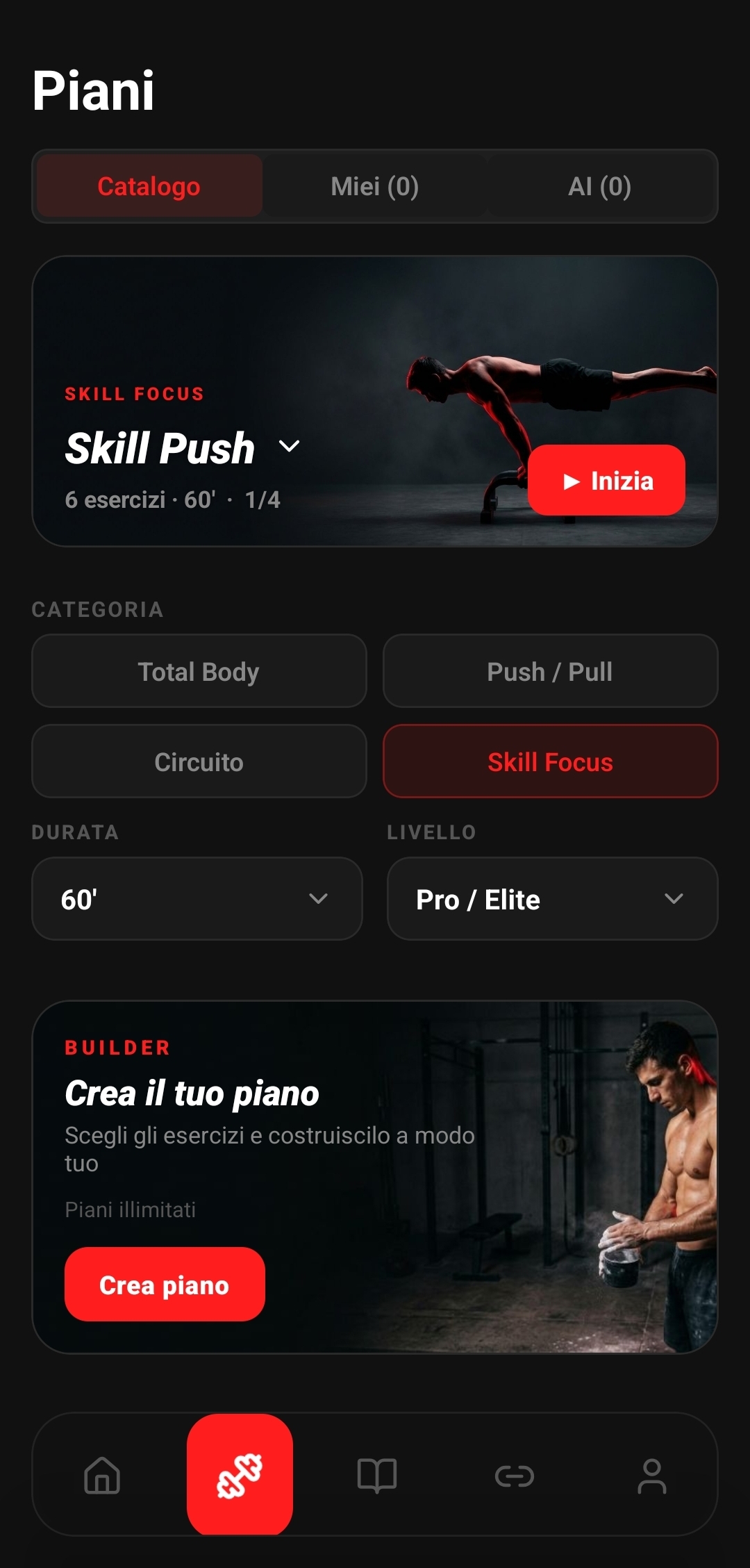 Calisthenics eXperience — Builder libero