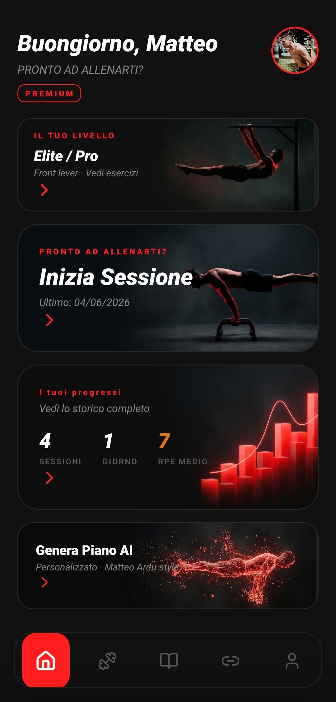 Calisthenics eXperience — Home intelligente